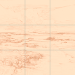 Sepia sketch with grid