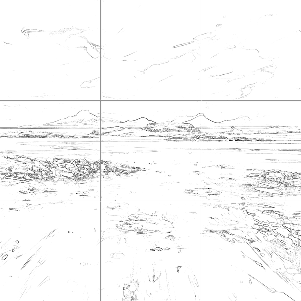 Sketch with grid