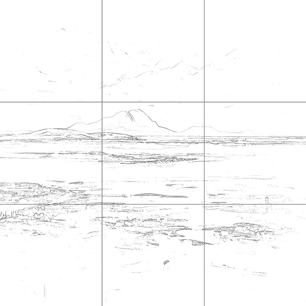 Sketch with grid