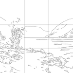 Line drawing with grid