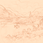 Sepia sketch