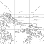 Line drawing with grid