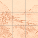 Sepia sketch with grid