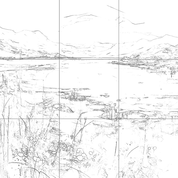 Sketch with grid