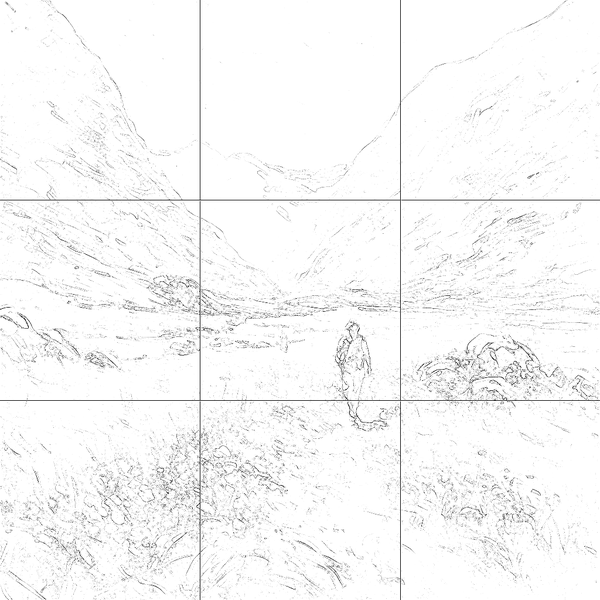 Sketch with grid