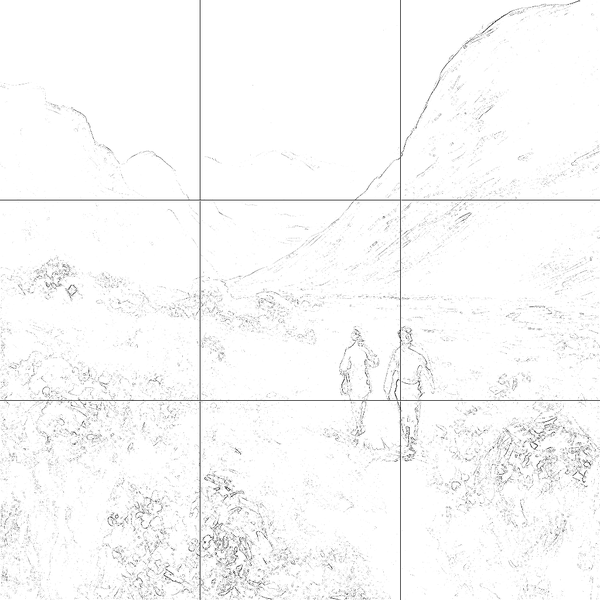 Sketch with grid