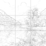 Sketch with grid