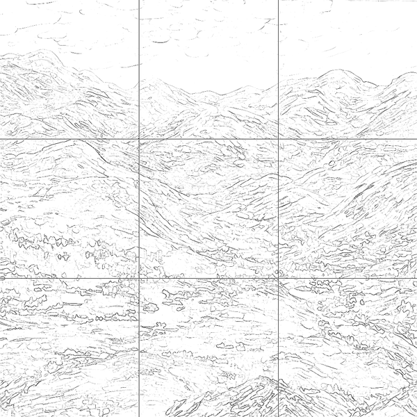 Sketch with grid