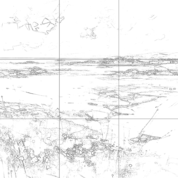 Sketch with grid