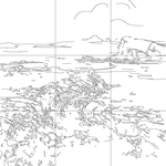 Line drawing with grid