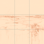 Sepia sketch with grid