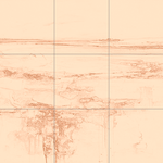 Sepia sketch with grid