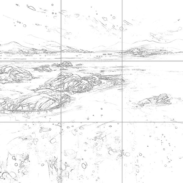 Sketch with grid