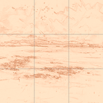 Sepia sketch with grid