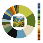 Colour wheel / palette