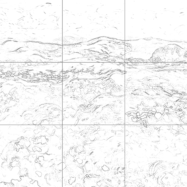 Sketch with grid