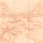 Sepia sketch with grid