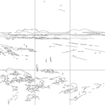 Line drawing with grid