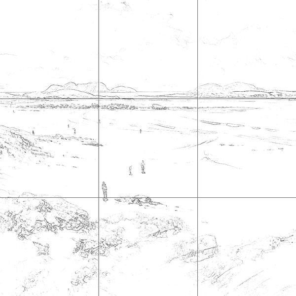 Sketch with grid