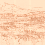 Sepia sketch with grid