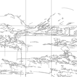 Line drawing with grid