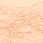 Sepia sketch