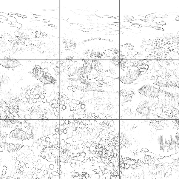 Sketch with grid