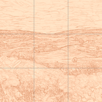 Sepia sketch with grid