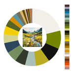 Colour wheel / palette