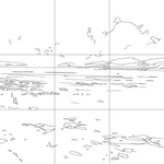 Line drawing with grid