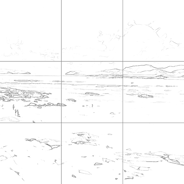 Sketch with grid