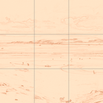 Sepia sketch with grid