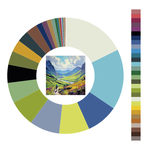 Colour wheel / palette