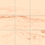 Sepia sketch with grid