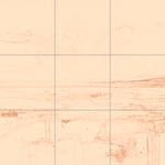 Sepia sketch with grid