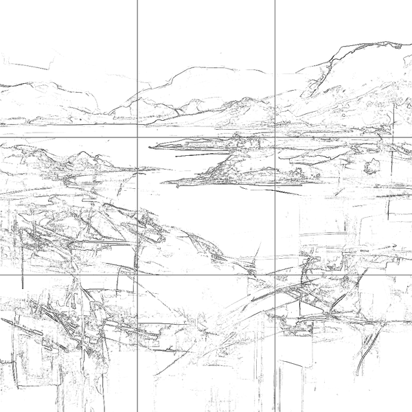 Sketch with grid