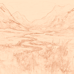 Sepia sketch