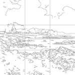 Line drawing with grid