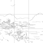 Line drawing with grid