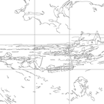 Line drawing with grid