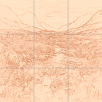 Sepia sketch with grid