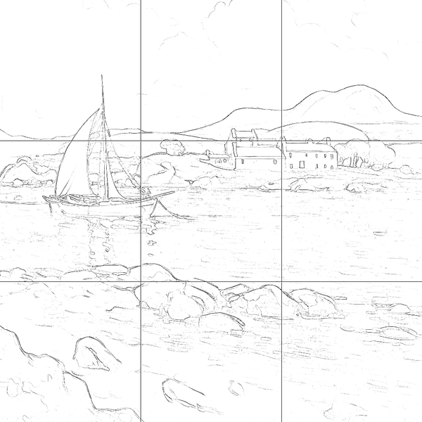 Sketch with grid