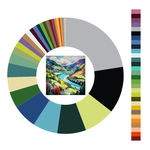 Colour wheel / palette