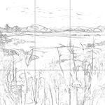 Sketch with grid