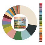 Colour wheel / palette