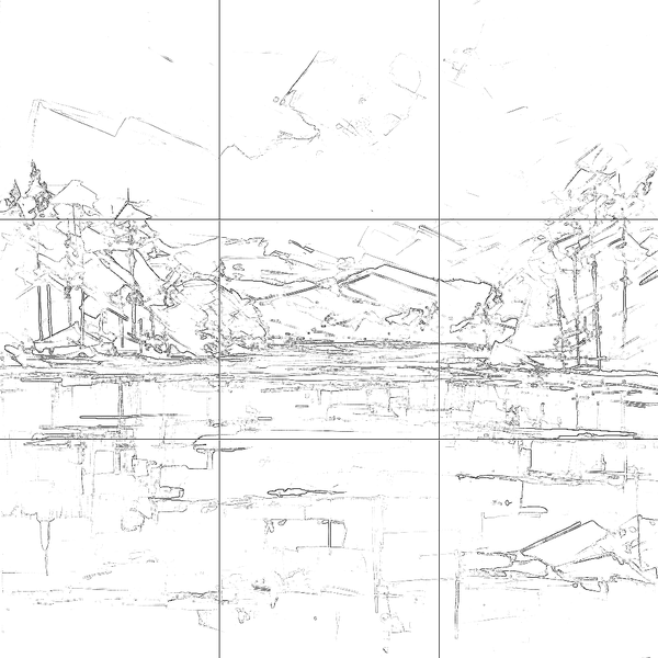 Sketch with grid