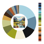 Colour wheel / palette