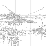 Line drawing with grid