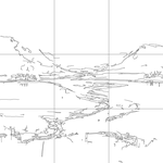 Line drawing with grid