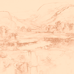 Sepia sketch